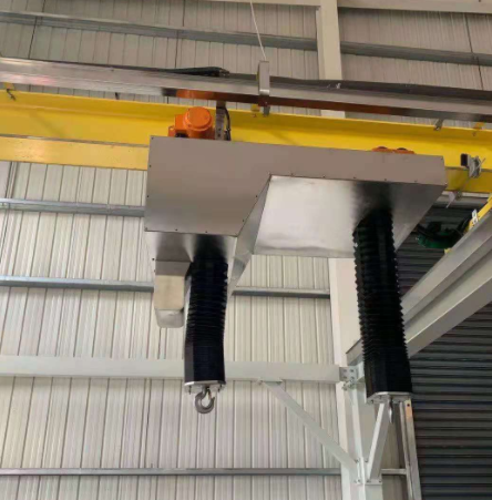 Cleanroom monorail chain hoist