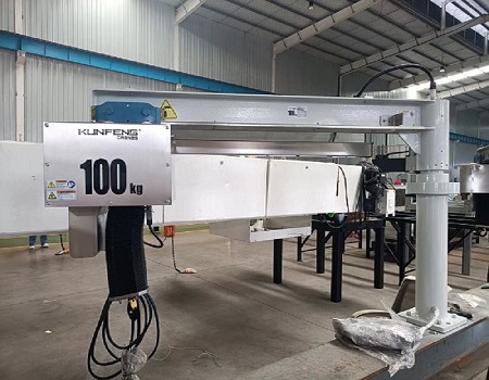 Portable Jib Crane for Clean Rooms