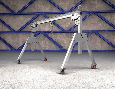 Lightweight Aluminum Gantry Cranes for Cleanroom Environments