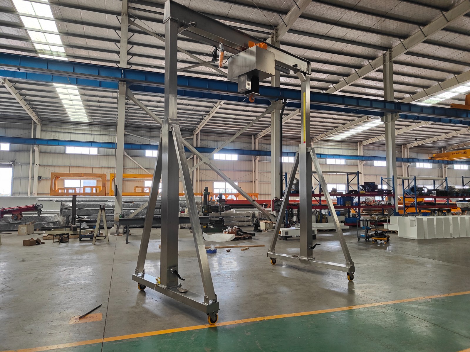 Stainless steel mobile gantry crane