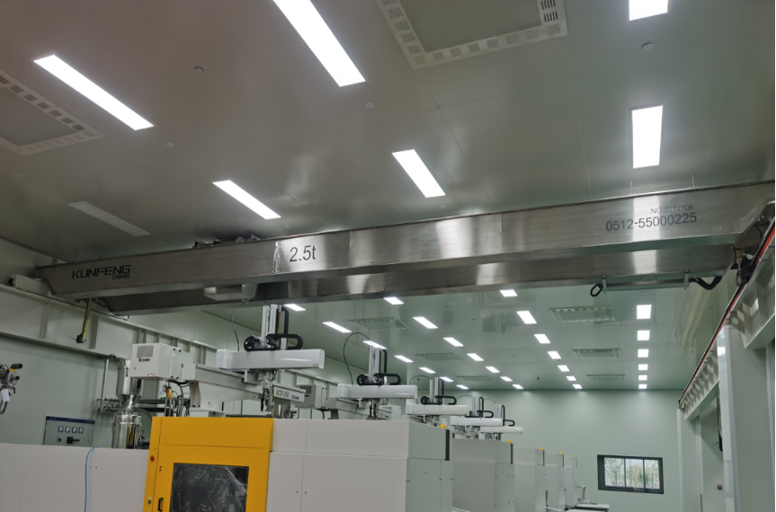 Stainless steel overhead crane