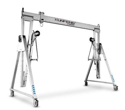 Lightweight aluminum adjustable gantry crane