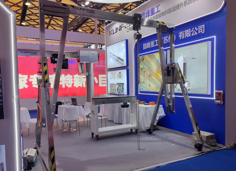 Stainless steel mobile gantry crane