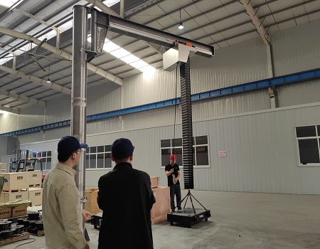 Grade C Cleanroom Column Jib Crane