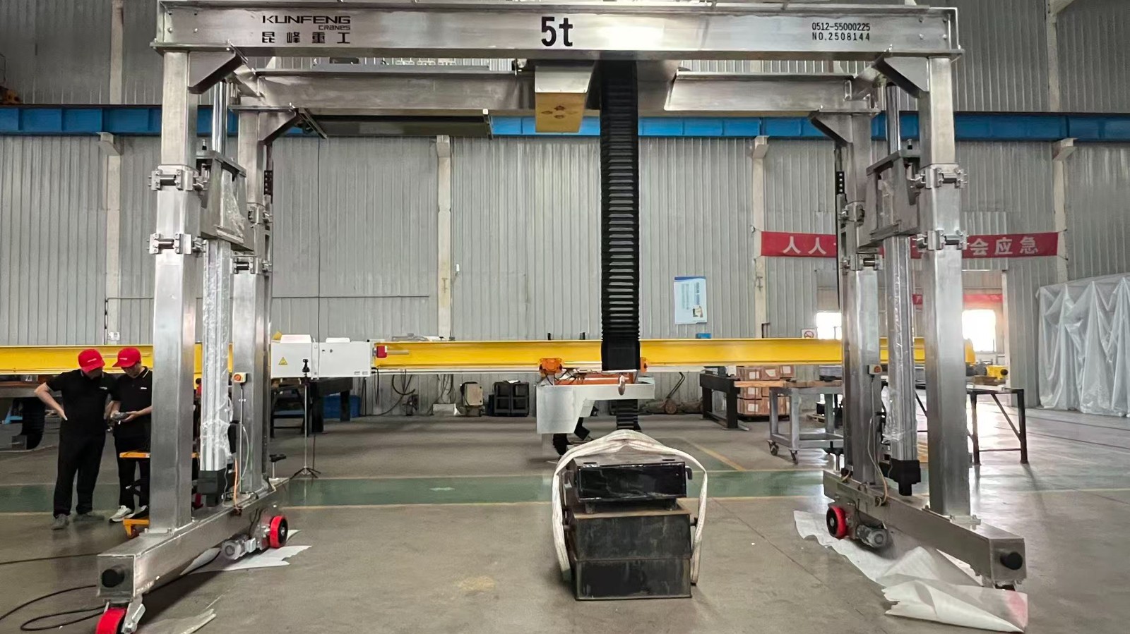 Stainless steel double beam mobile gantry crane