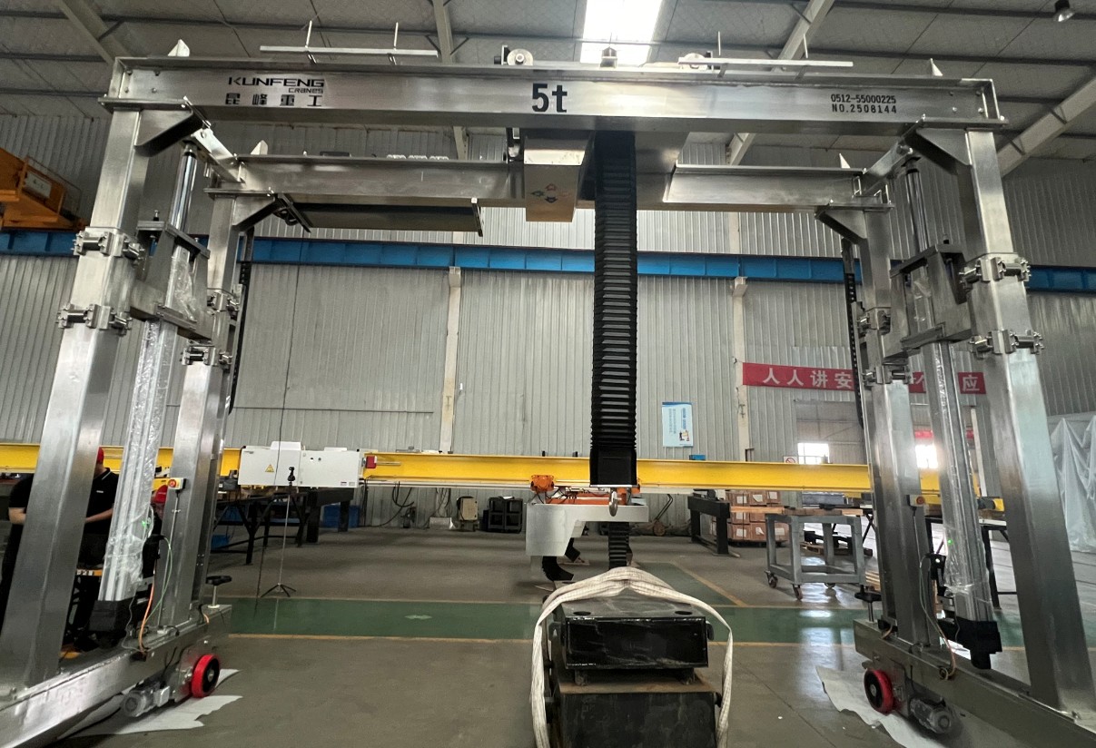 Stainless steel electric gantry crane