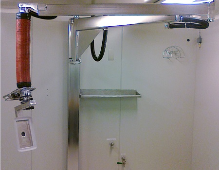 Column Mounted Double Cantilever Jib Crane for Cleanrooms