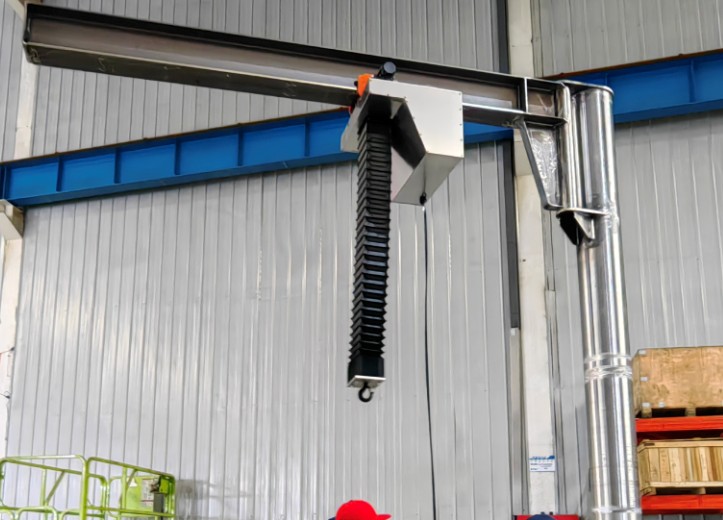 Stainless steel jib crane for cleanroom