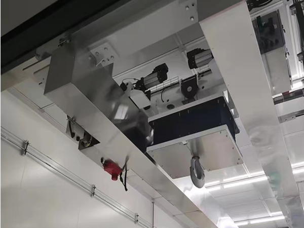 Stainless steel double girder crane for cleanroom