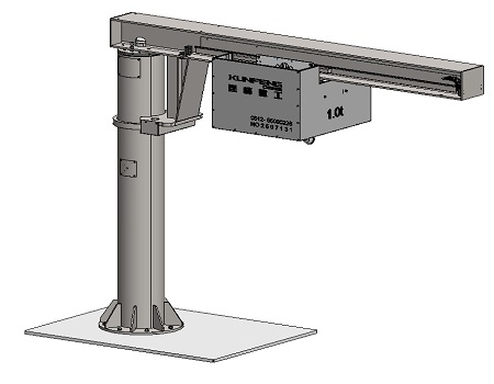 Floor Mounted Jib Crane for Clean Environments