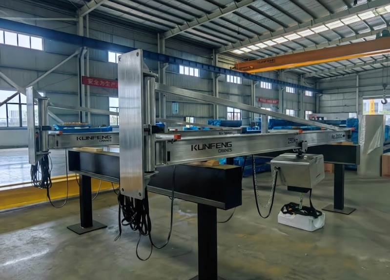 Stainless steel wall mounted jib crane