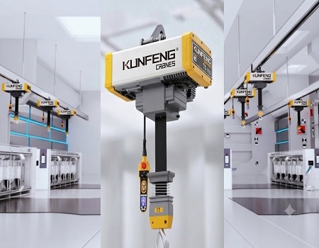Cleanroom Electric Belt Lifting Hoists