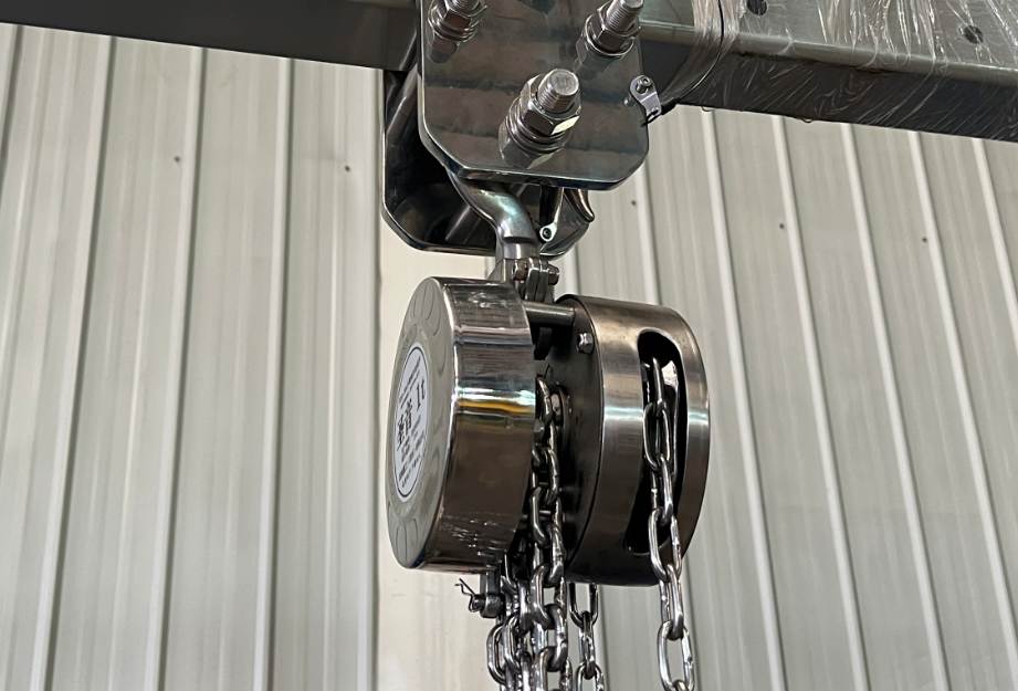 Stainless steel manual chain hoist
